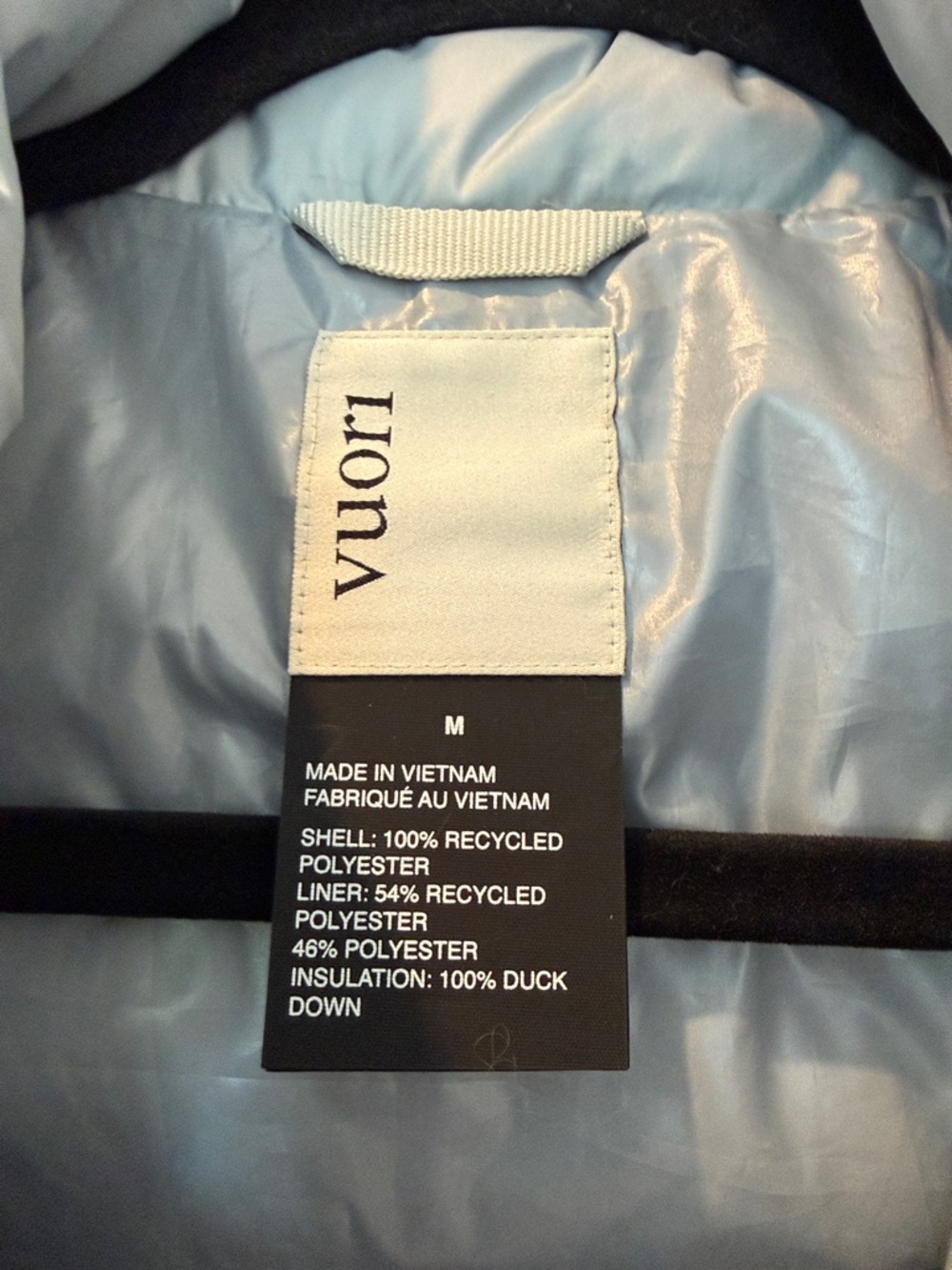 Vuori Ice Blue Puffer Vest - Picture 2 of 8